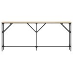 vidaXL Table console chêne sonoma 180x23x75 cm bois d'ingénierie