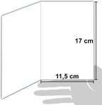 Carte Joyeuses Pâques Bonne Fête - Avec Enveloppe 12x19 5cm