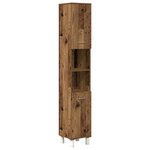 vidaXL Ensemble de meubles salle de bain 3 Pièces bois d'ingénierie