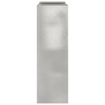 Supports de plantes d'extérieur vidaXL Pilier 2 Pièces 24x24x75 cm Acier inoxydable