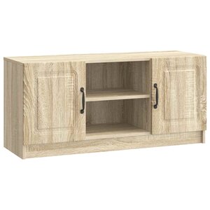 vidaXL Meuble TV Chêne Sonoma 102 x 34 5 x 47 cm Bois d'ingénierie