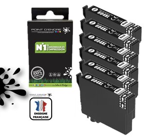 604XL - Ananas - 6 X NOIR - Grande capacité