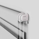 vidaXL Store zèbre gris clair largeur du tissu 90 9 cm polyester