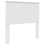 vidaXL Tête de lit Blanc Brillant 100 cm Bois d'ingénierie