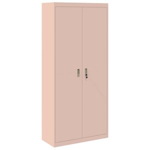 vidaXL Armoire de rangement 2 Pièces Rose 90 x 40 x 200 cm Acier