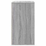 vidaXL Commode d'angle sonoma gris 60x41x76 cm bois d'ingénierie