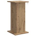 vidaXL Support de Plante 2 pièces Chêne artisanal 30 5 x 30 x 60 5 cm
