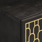 vidaXL Meuble TV 80x31 5x46 cm bois massif de manguier