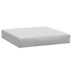 vidaXL Coussin de palette gris clair mélangé 60x60x9 5 cm tissu