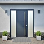 vidaXL Jardinières 2 Pièces 30x30x30 cm acier galvanisé