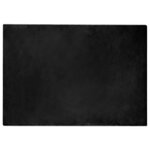 vidaXL Tapis en Fourrure Synthétique de Lapin Olite Noir 160 x 230 cm