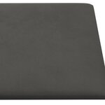 vidaXL Panneaux muraux 12 Pièces Gris foncé 30x30 cm Velours 1 08 m²
