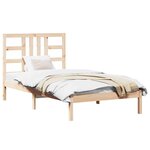 vidaXL Cadre de lit sans matelas 100x200 cm bois massif