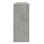 vidaXL Armoire murale Gris béton 80x33x80 cm Bois d'ingénierie