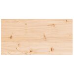 vidaXL Dessus de table 80x40x2 5 cm bois de pin massif rectangulaire