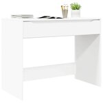 vidaXL Bureau avec tiroir Blanc 100 x 50 x 78 cm Bois d'ingénierie