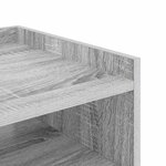 vidaXL Cabinet de chevet Sonoma gris 40 x 40 x 61 cm Bois d'ingénierie