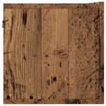 vidaXL Meuble TV mural vieux bois 80x30x30 cm bois d'ingénierie