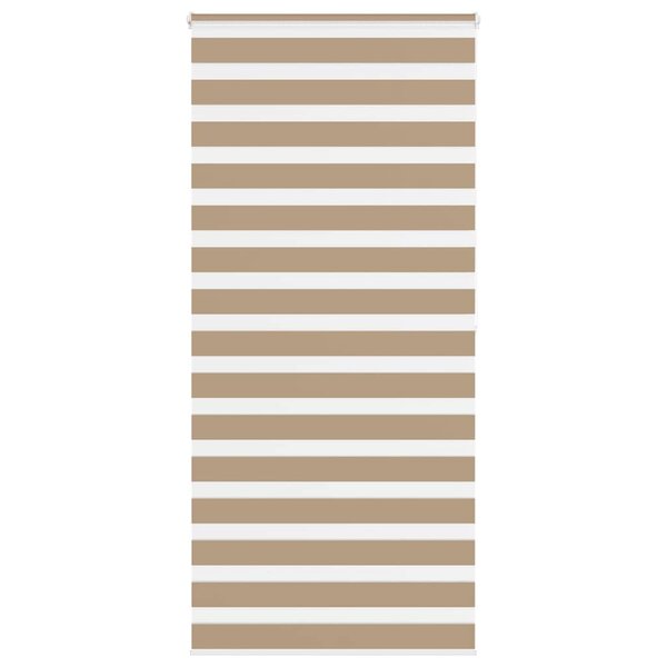 vidaXL Store zèbre marron sable largeur du tissu 100 9 cm polyester