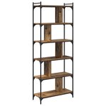 vidaXL Bibliothèque Bois ancien 76 x 32 x 192 cm Bois d'ingénierie