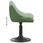 vidaXL Tabouret de bar Vert foncé Velours