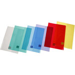 Protège-cahier cristalux sans rabats PVC 22/100ème 21 x 29 7 cm rouge CALLIGRAPHE