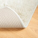 vidaXL Tapis ISTAN à poils longs aspect brillant crème 80x150 cm