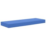 vidaXL Coussin de Siège d'Extérieur 100   polyester Bleu royal