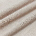 vidaXL Couvertures à jeter 6 Pièces Beige 130 x 150 cm Toison