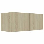 vidaXL Ensemble de meuble TV 8 Pièces Chêne sonoma Bois d'ingénierie