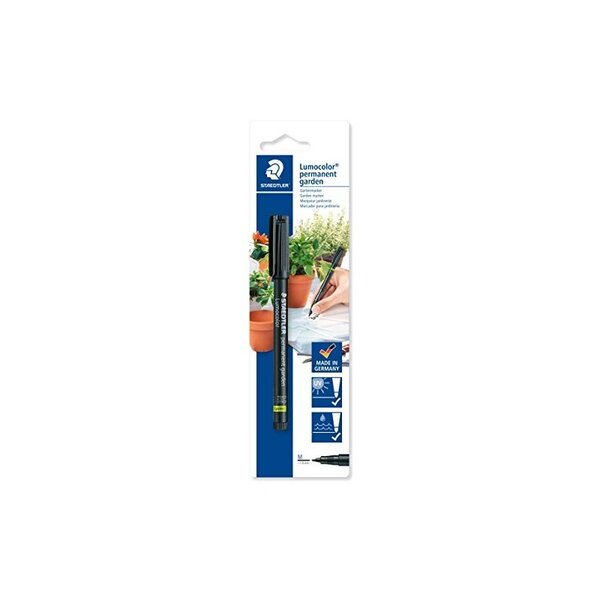 STAEDTLER 1 Marqueur pour le jardin Lumocolor garden, noir