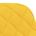 vidaXL Chaises à manger lot de 2 Jaune Velours