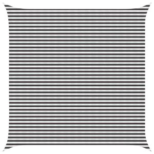 vidaXL Voile d'ombre Anthracite et blanc 5 x 5 m HDPE