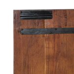 vidaXL Tête de lit multicolore 200 cm bois massif récupération