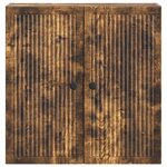 vidaXL Armoire Murale Chêne fumé 59 x 31 x 60 cm Bois d'ingénierie