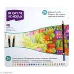 Crayons de couleur Derwent Academy Boite x24