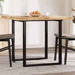 vidaXL Dessus de table carré 90x90x4 cm bois massif d'acacia