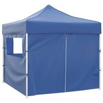 vidaXL Tente de fête 291 x 291 x 315 cm Bleu Tissu Oxford
