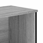 vidaXL Bibliothèque sonoma gris 50x31x137 5 cm bois d'ingénierie