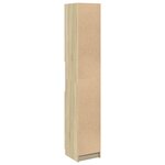 vidaXL Armoire salle de bain chêne sonoma 32x34x188 5 cm