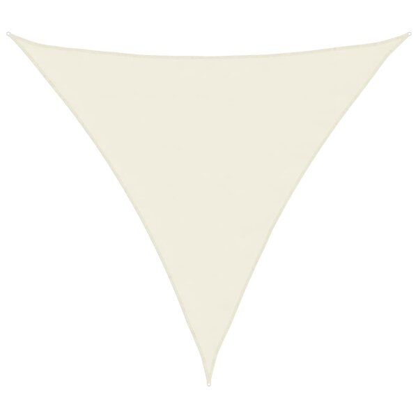 vidaXL Voile d'ombrage crème 2x2x2 m 100   polyester oxford