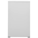 vidaXL Classeur Gris clair 46x62x102 5 cm Acier