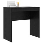 vidaXL Bureau Chêne noir 80 x 40 x 76 cm