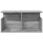 vidaXL Armoire murale 60x20x30 cm sonoma gris bois d'ingénierie