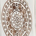 vidaXL Panneaux muraux sculptés à la main 2 Pièces MDF 40x40x1 5 cm