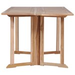 vidaXL Ensemble à manger d'extérieur pliable 7 Pièces Bois solide de teck