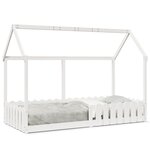 vidaXL Cadre de lit d'enfants forme de maison sans matelas 90x190 cm