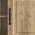 vidaXL Meuble TV Chêne artisanal 102 x 34 5 x 47 cm Bois d'ingénierie