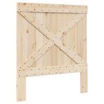 vidaXL Cadre de lit sans matelas gris 90x200 cm bois de pin massif