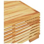 vidaXL Table basse de jardin 69 5x69 5x31 cm Bois massif de teck